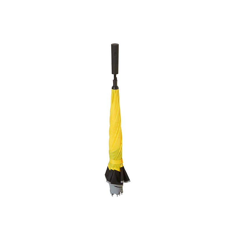 WECHSELHAFT, gelb (Regenschirm) in schwarz als Werbegeschenk (Abbildung 5)