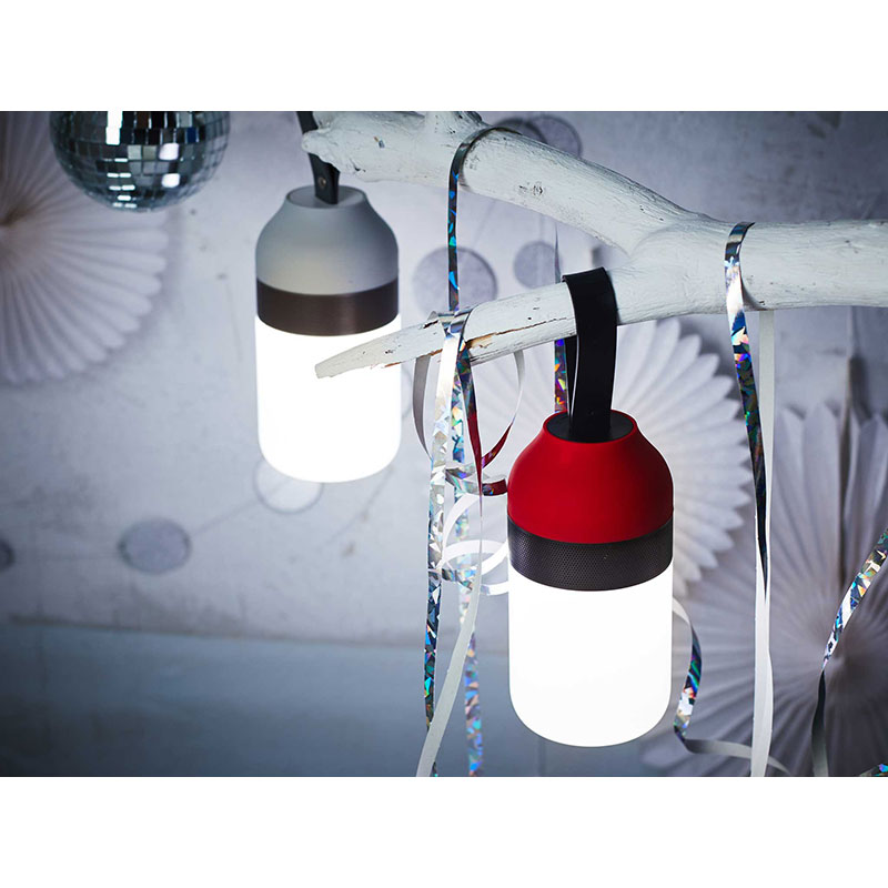 Lichtorgel LED Lautsprecher taupe in taupe als Werbegeschenk (Abbildung 2)