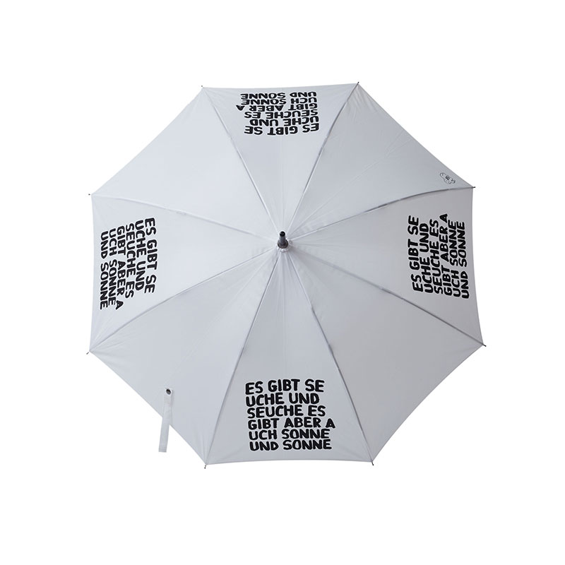 Regenschirm Uwe Lewitzky in weiß als Werbegeschenk (Abbildung 3)