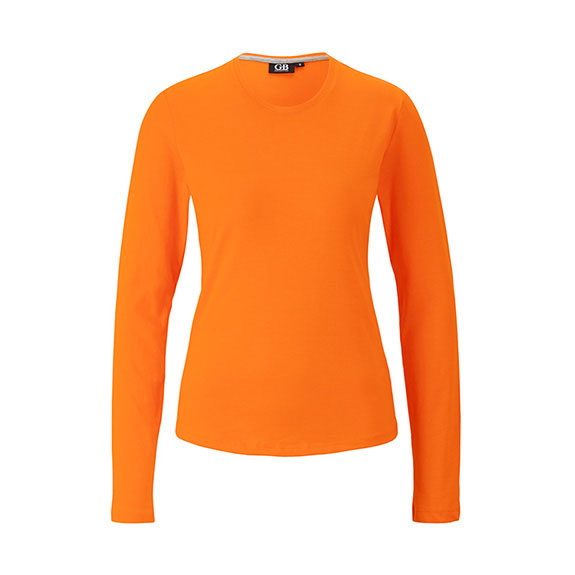 T-SHIRT PROMOTION Damen Langarm in orange – Nr. 58328000_14