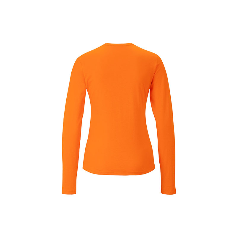 T-SHIRT PROMOTION Damen Langarm in orange als Werbegeschenk (Abbildung 2)