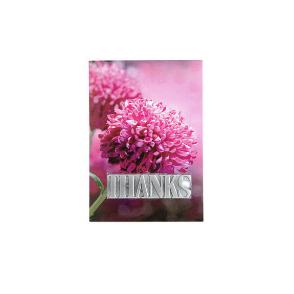 THANKS-Karte, Floral in mehrfarbig – Nr. 589108660